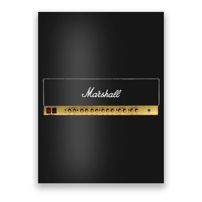 Marshall Amptube Head Retro Guitar Amp For Musicians Poster