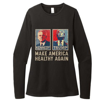 Make America Healthy Again Trump Kennedy 2024 Womens CVC Long Sleeve Shirt