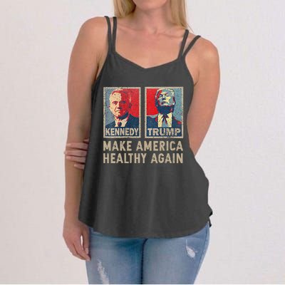 Make America Healthy Again Trump Kennedy 2024 Women's Strappy Tank