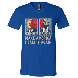 Make America Healthy Again Trump Kennedy 2024 V-Neck T-Shirt