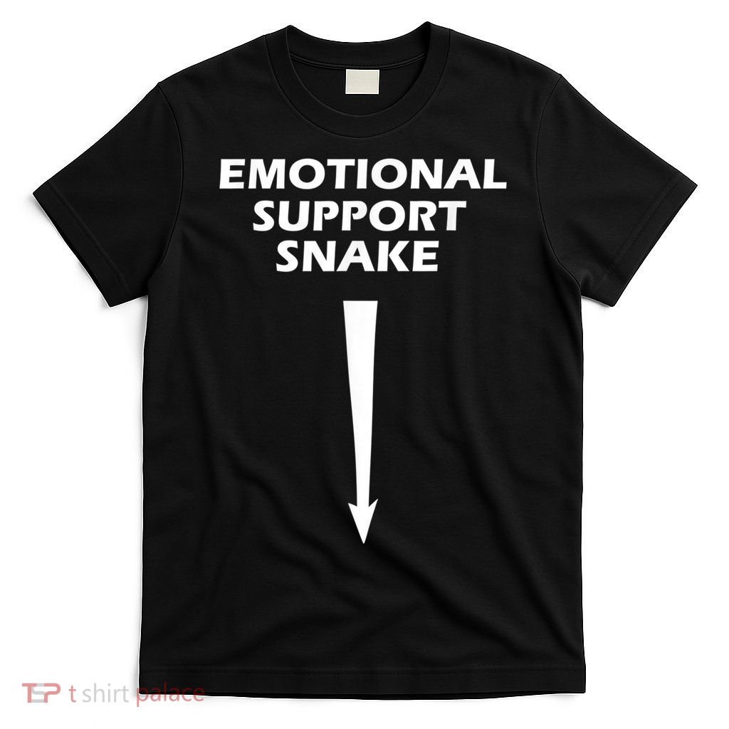 Men Adult Humor Dirty Joke Emotional Support Snake T-Shirt