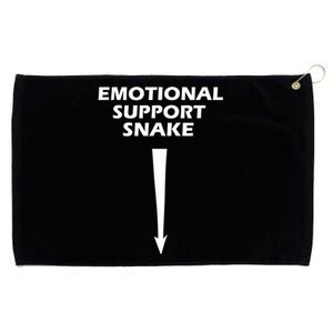 Men Adult Humor Dirty Joke Emotional Support Snake Grommeted Golf Towel