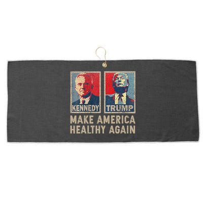 Make America Healthy Again Trump Kennedy 2024 Gift Large Microfiber Waffle Golf Towel