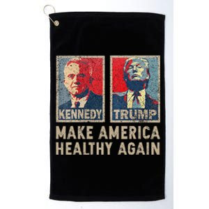 Make America Healthy Again Trump Kennedy 2024 Gift Platinum Collection Golf Towel