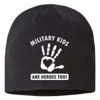 Military are heroes too! Purple Up Military Child Month Sustainable Beanie