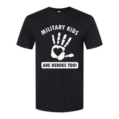 Military are heroes too! Purple Up Military Child Month Softstyle® CVC T-Shirt