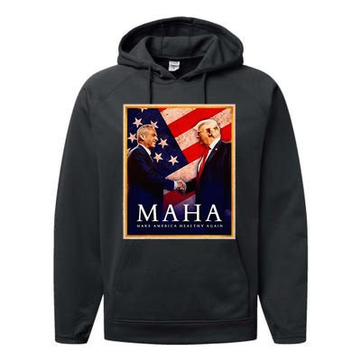 Make America Healthy Maha Performance Fleece Hoodie