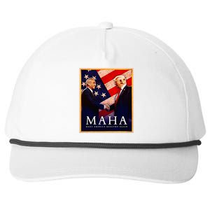 Make America Healthy Maha Snapback Five-Panel Rope Hat