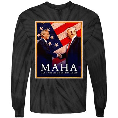 Make America Healthy Maha Tie-Dye Long Sleeve Shirt