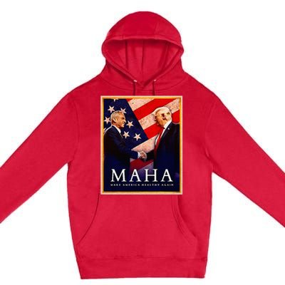 Make America Healthy Maha Premium Pullover Hoodie