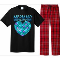 Mermaid At Heart Ocean Fish Tail Deep Sea Mermaid Shells Pajama Set