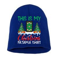 My Air Hockey Christmas Pajama Funny Gift Air Hockey Player Xmas Meaningful Gift Short Acrylic Beanie