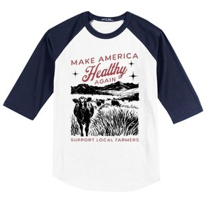 Make America Healthy Again Baseball Sleeve Shirt