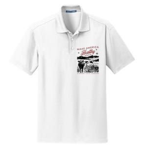 Make America Healthy Again Dry Zone Grid Polo