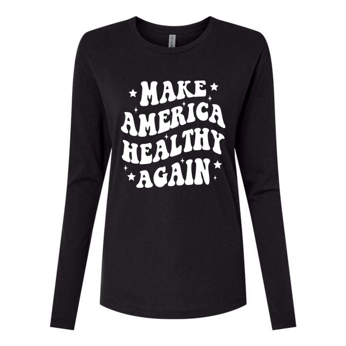 Make America Healthy Again Maha Womens Cotton Relaxed Long Sleeve T-Shirt