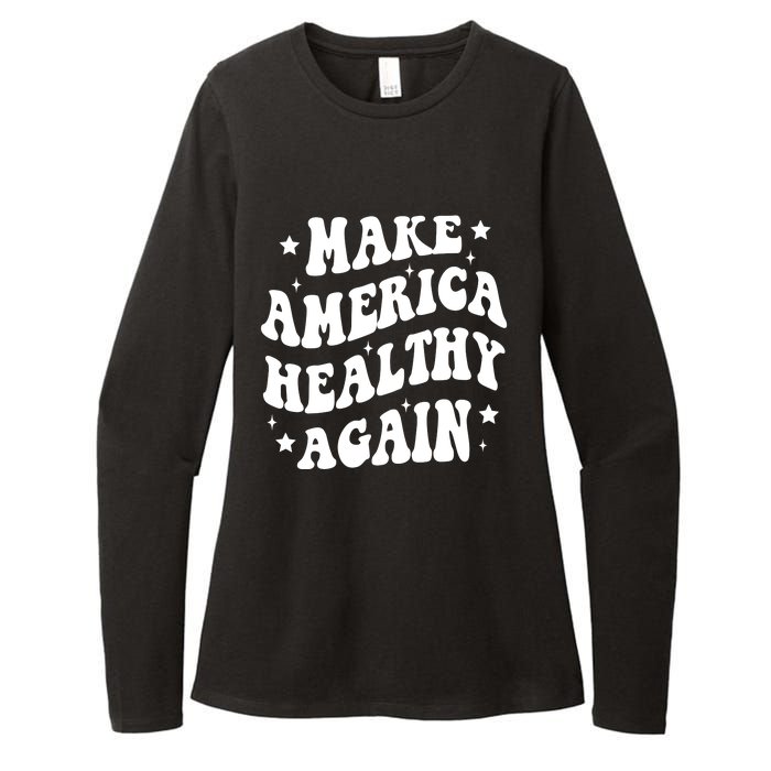 Make America Healthy Again Maha Womens CVC Long Sleeve Shirt