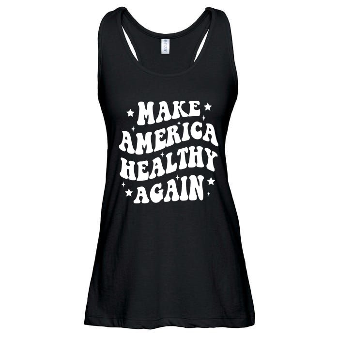 Make America Healthy Again Maha Ladies Essential Flowy Tank