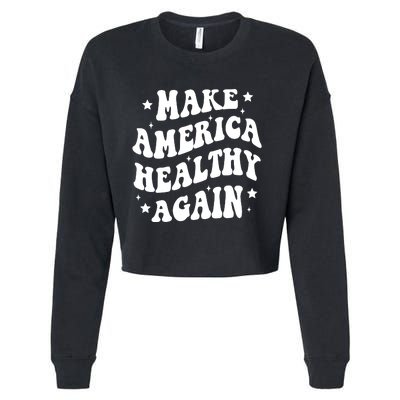 Make America Healthy Again Maha Cropped Pullover Crew