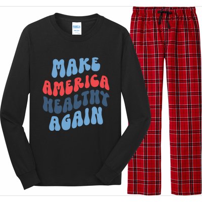 Make America Healthy Again Maha Long Sleeve Pajama Set