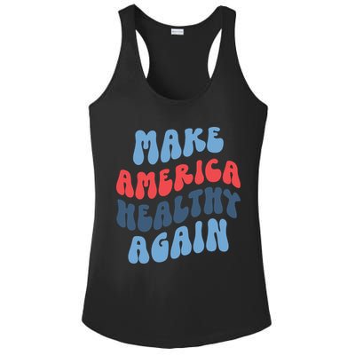 Make America Healthy Again Maha Ladies PosiCharge Competitor Racerback Tank