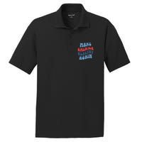 Make America Healthy Again Maha PosiCharge RacerMesh Polo