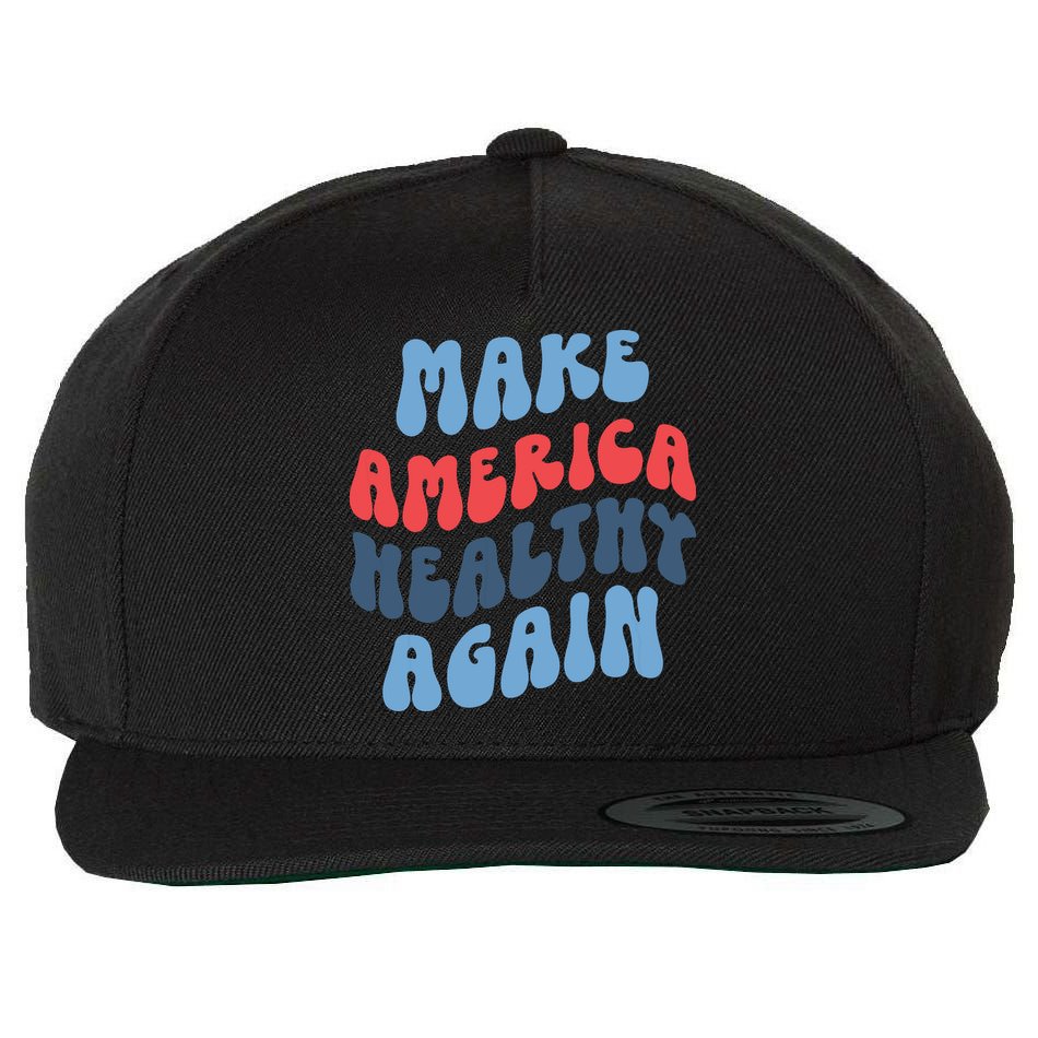 Make America Healthy Again Maha Wool Snapback Cap