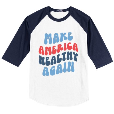 Make America Healthy Again Maha Baseball Sleeve Shirt