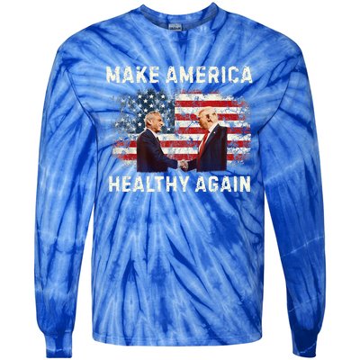 Make America Healthy Again Tie-Dye Long Sleeve Shirt