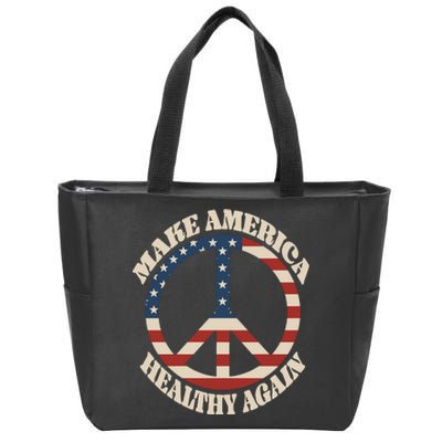 Make America Healthy Again Zip Tote Bag