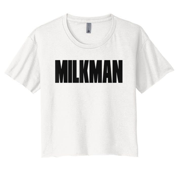 Milkman And Housewife Halloween Couples Costume Women's Crop Top Tee