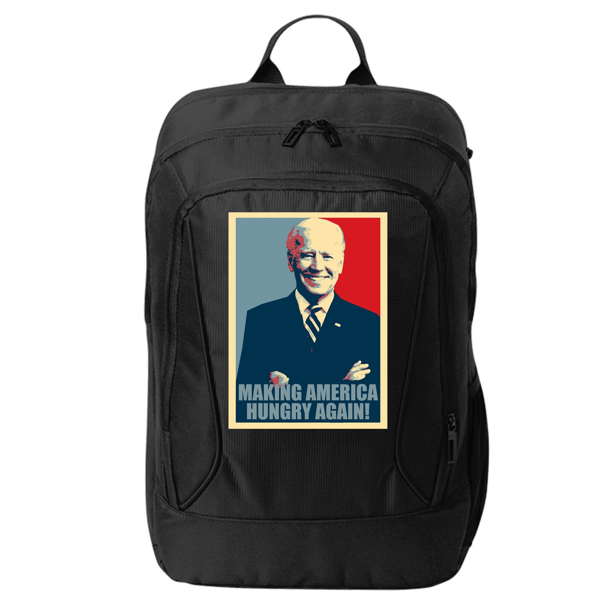 Making America Hungry Again Anti Joe Biden City Backpack