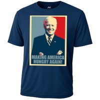 Making America Hungry Again Anti Joe Biden Cooling Performance Crew T-Shirt