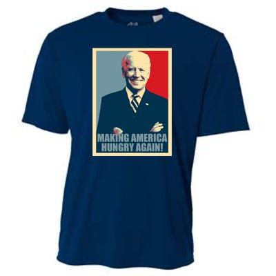 Making America Hungry Again Anti Joe Biden Cooling Performance Crew T-Shirt