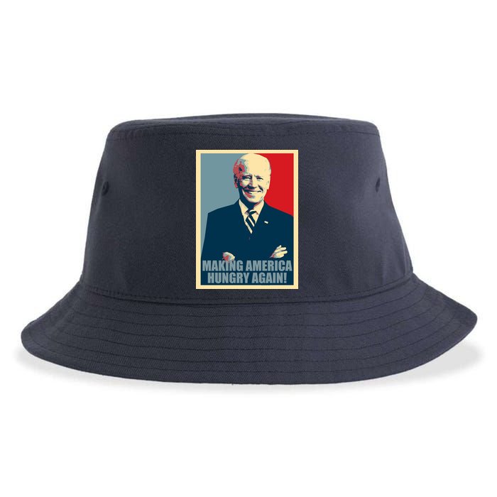 Making America Hungry Again Anti Joe Biden Sustainable Bucket Hat