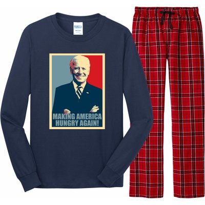 Making America Hungry Again Anti Joe Biden Long Sleeve Pajama Set