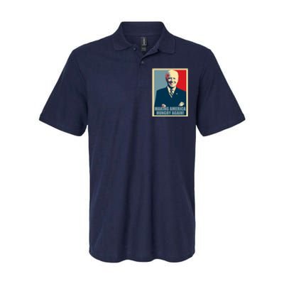 Making America Hungry Again Anti Joe Biden Softstyle Adult Sport Polo