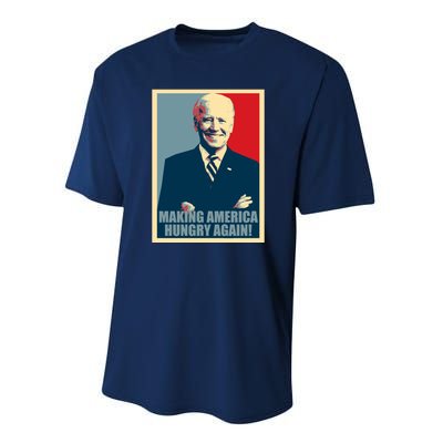 Making America Hungry Again Anti Joe Biden Performance Sprint T-Shirt