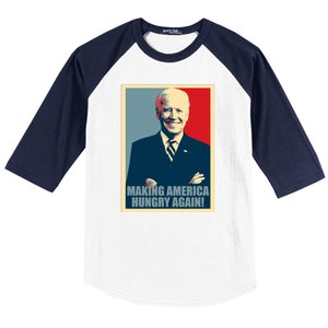 Making America Hungry Again Anti Joe Biden Baseball Sleeve Shirt