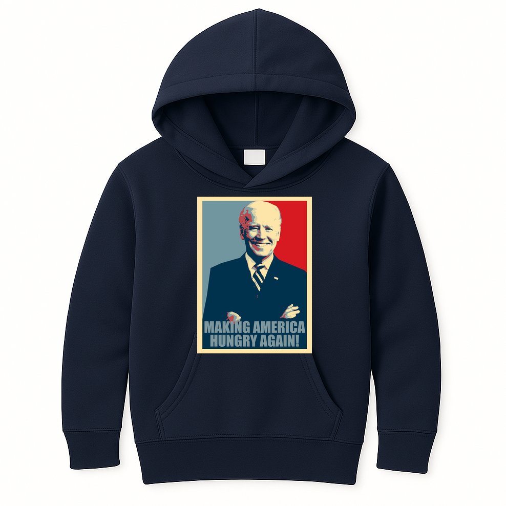 Making America Hungry Again Anti Joe Biden Kids Hoodie