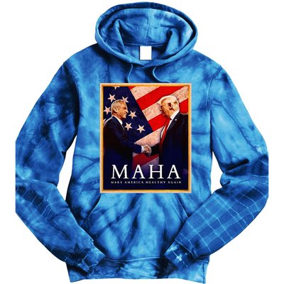 Make America Healthy Maha Tie Dye Hoodie