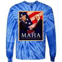 Make America Healthy Maha Tie-Dye Long Sleeve Shirt