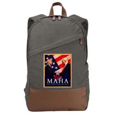 Make America Healthy Maha Cotton Canvas Backpack