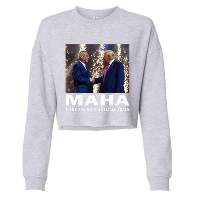 Make America Healthy Maha Cropped Pullover Crew