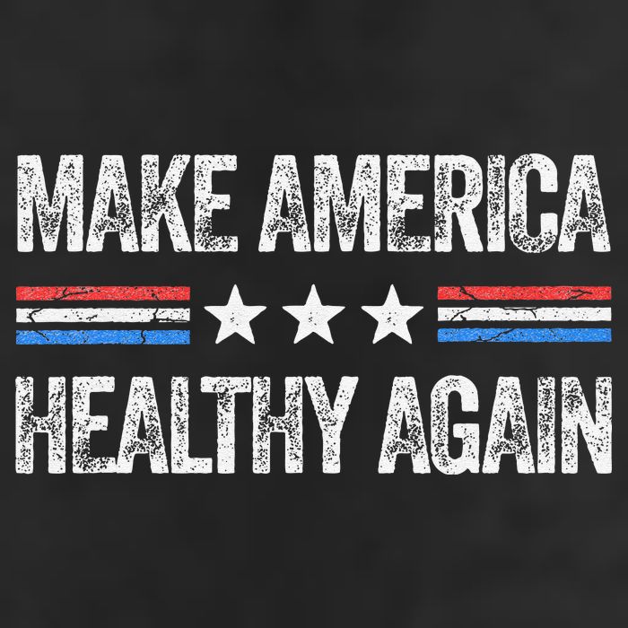 Make America Healthy Again Funny Us Patriotic 4th Of July Gift 7 Panel Mesh Trucker Snapback Hat