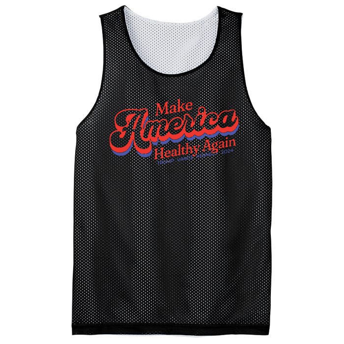 Make America Healthy Again President Trump Mesh Reversible Basketball Jersey Tank