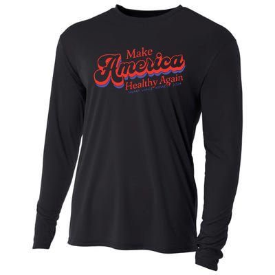 Make America Healthy Again President Trump Cooling Performance Long Sleeve Crew