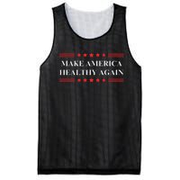 Make America Healthy Again Funny Republican Maga Campaign Mesh Reversible Basketball Jersey Tank