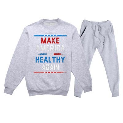 Make America Healthy Again Premium Crewneck Sweatsuit Set