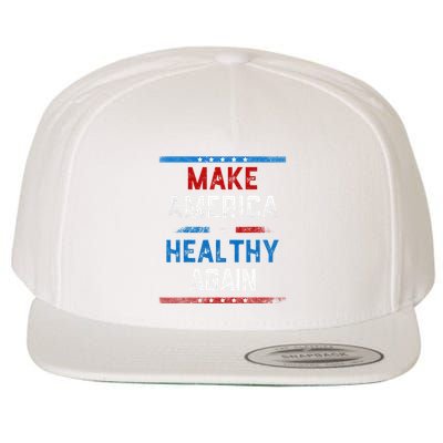 Make America Healthy Again Wool Snapback Cap