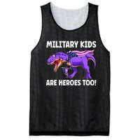 Military Are Heroes Too! Purple Up Military Child Month Mesh Reversible Basketball Jersey Tank